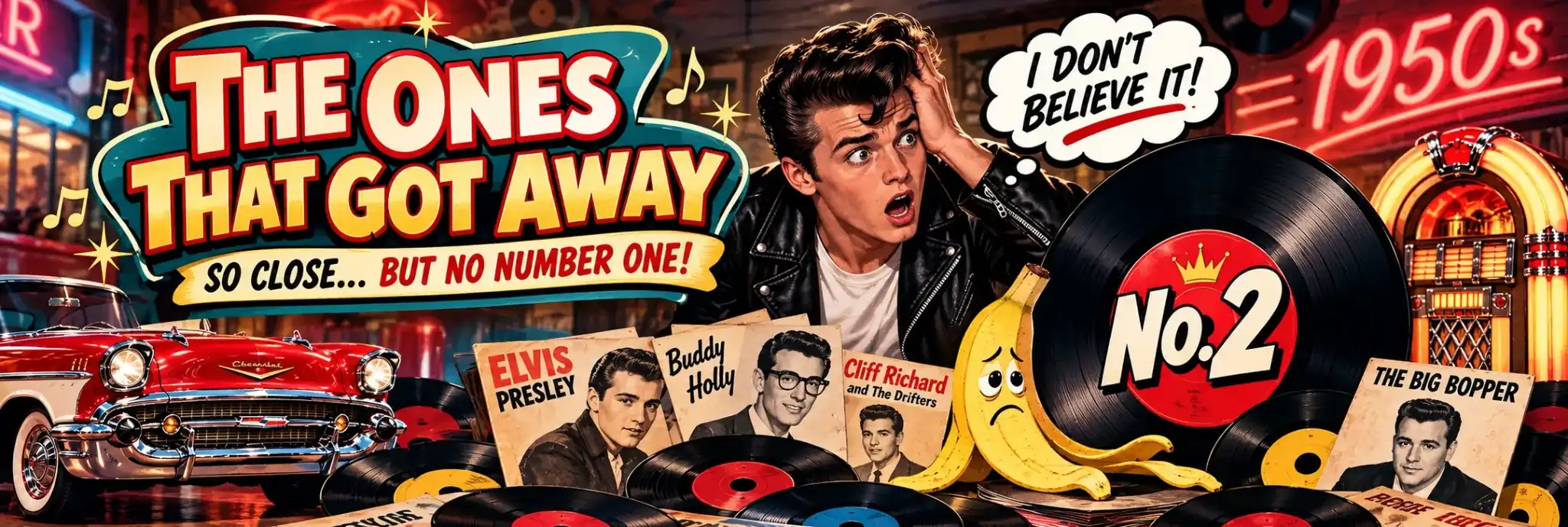 The Ones That Got Away — 1950s. So close, but no Number One!